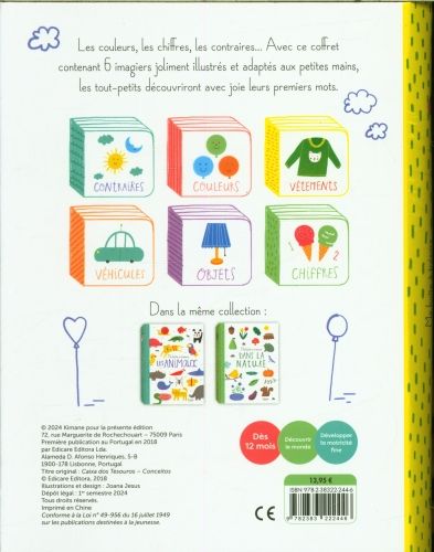 Produktbild: Premi&egrave;res d&eacute;couvertes : coffret 6 imagiers