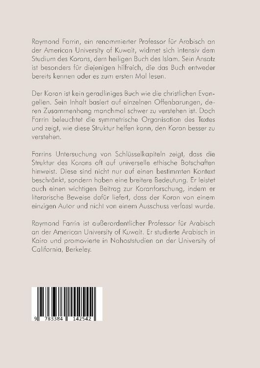 Produktbild: Struktur und Koran-Auslegung: