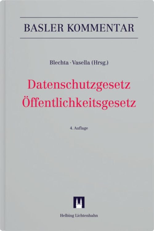 Produktbild: Datenschutzgesetz/Öffentlichkeitsgesetz