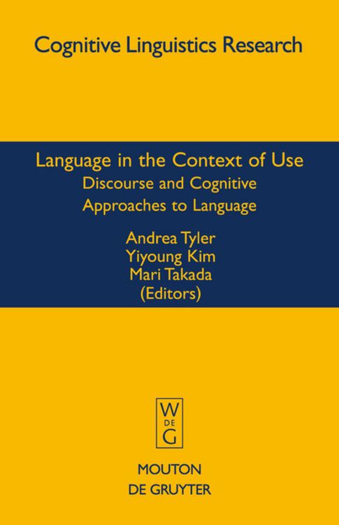 Produktbild: Language in the Context of Use