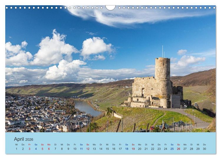 Produktbild: Moselansichten (Wandkalender 2026 DIN A3 quer), CALVENDO Monatskalender