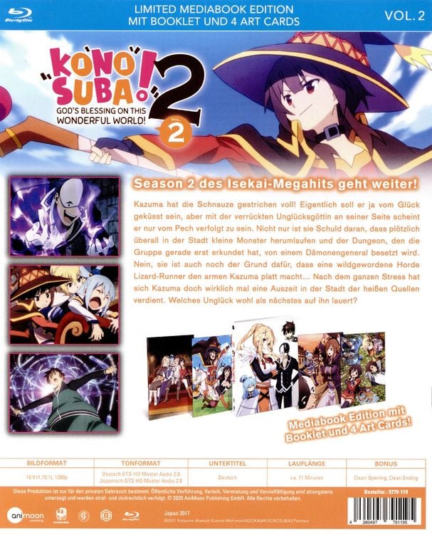 Produktbild: Konosuba Season 2 Vol.2 (Mediabook)