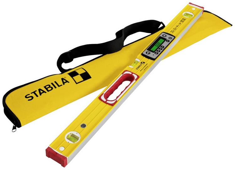 Produktbild: Stabila TECH 196 DL 19828 Digitale Wasserwaage mit Rutschstopper, inkl. Tasche 81cm 0.5 mm/m