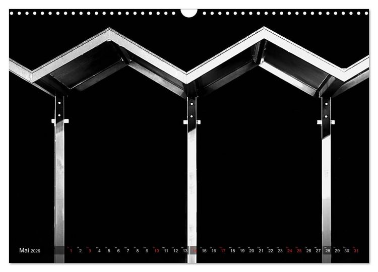 Produktbild: Struktur in Stahl (Wandkalender 2026 DIN A3 quer), CALVENDO Monatskalender