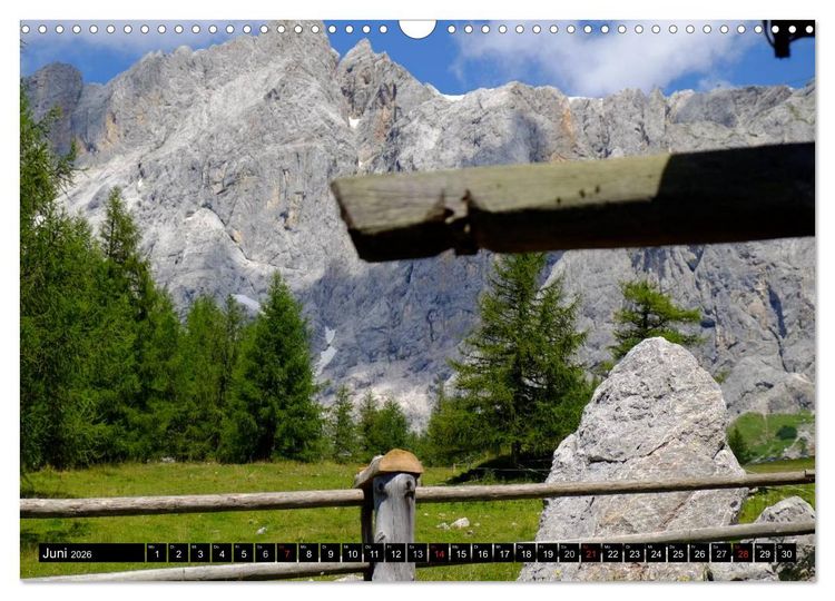Produktbild: Sommer am Dachstein (Wandkalender 2026 DIN A3 quer), CALVENDO Monatskalender