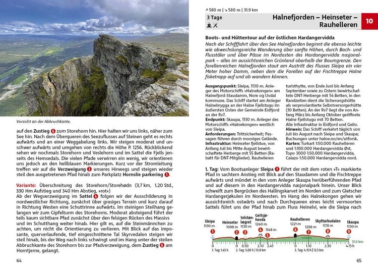 Produktbild: ROTHER Wanderf&uuml;hrer Norwegen &ndash; Der S&uuml;den. 60 Fjord- und Bergwanderungen zwischen Oslo, Kap Lindesnes und Sognefjorden