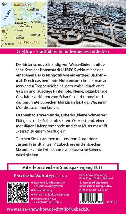 Produktbild: Reise Know-How CityTrip L&uuml;beck mit Travem&uuml;nde