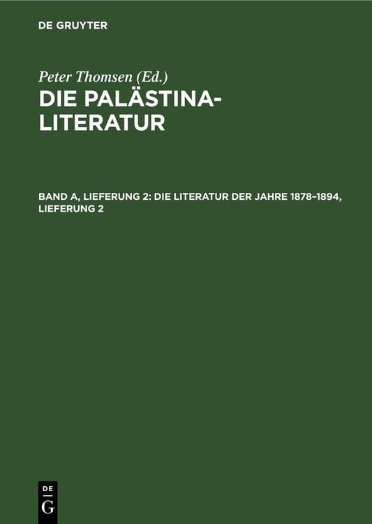 Produktbild: Die Literatur der Jahre 1878&ndash;1894, Lieferung 2