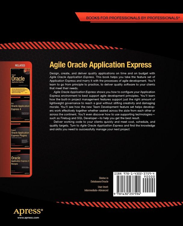 Produktbild: Agile Oracle Application Express