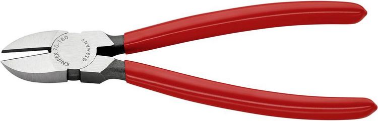 Produktbild: Knipex 70 01 180 Werkstatt Seitenschneider mit Facette 180mm