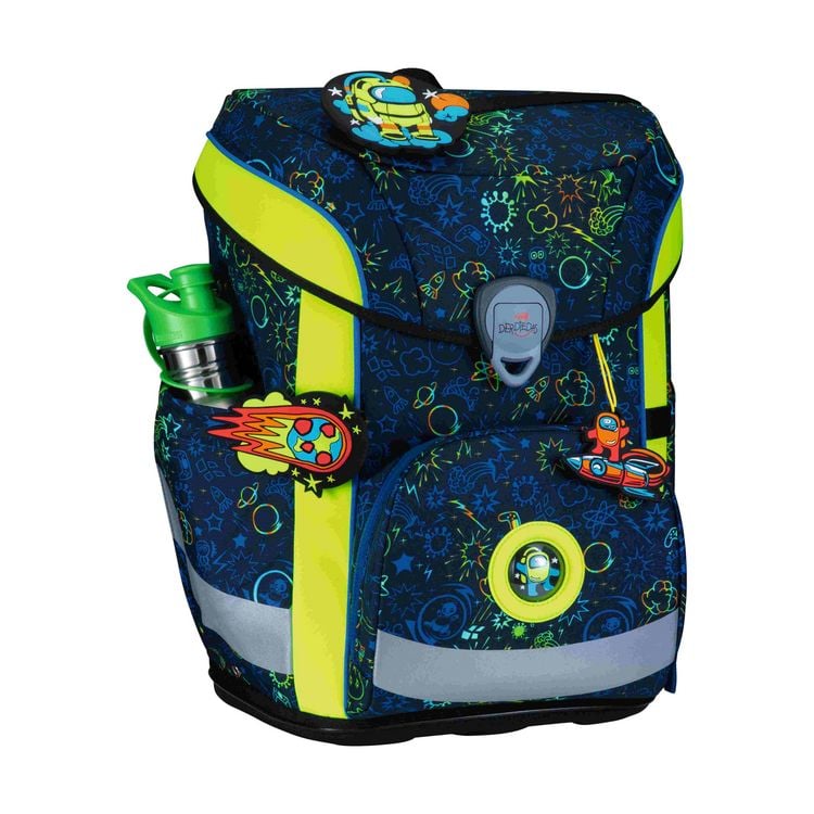 Produktbild: DerDieDas Schulranzen Set ErgoFlex Easy, Schulranzen Set, 5tlg, Neon Crazy