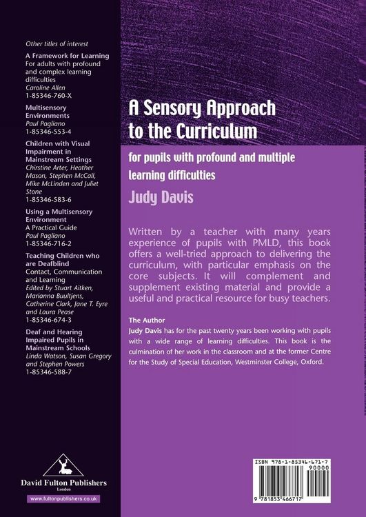 Produktbild: A Sensory Approach to the Curriculum