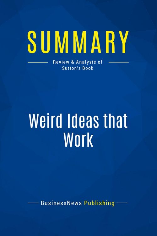 Produktbild: Summary: Weird Ideas that Work