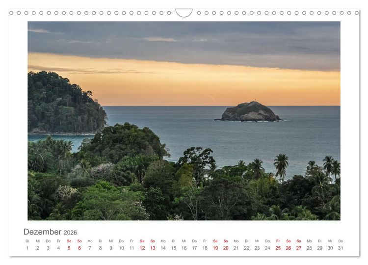 Produktbild: Costa Rica - unterwegs mit Julia Hahn (Wandkalender 2026 DIN A3 quer), CALVENDO Monatskalender