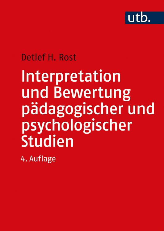 Produktbild: Interpretation und Bewertung p&auml;dagogischer und psychologischer Studien