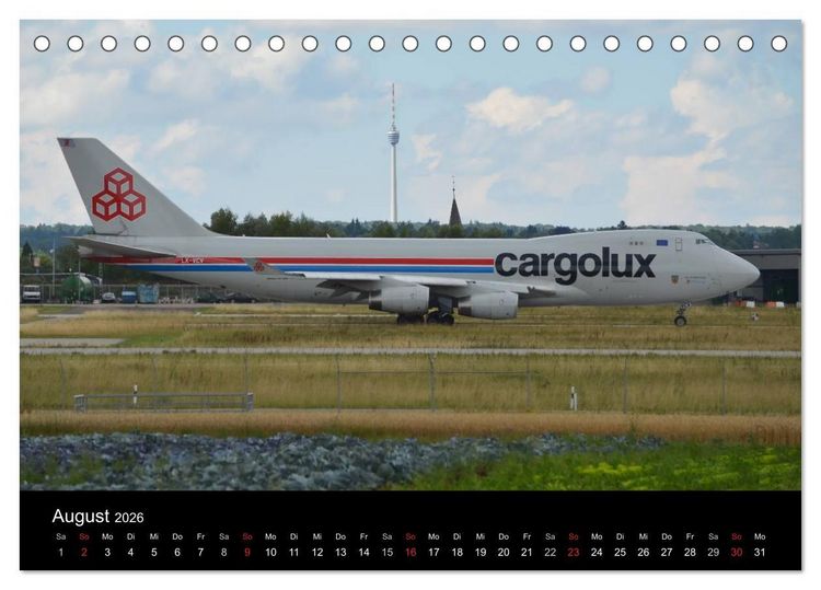Produktbild: Air-Cargo (Tischkalender 2026 DIN A5 quer), CALVENDO Monatskalender