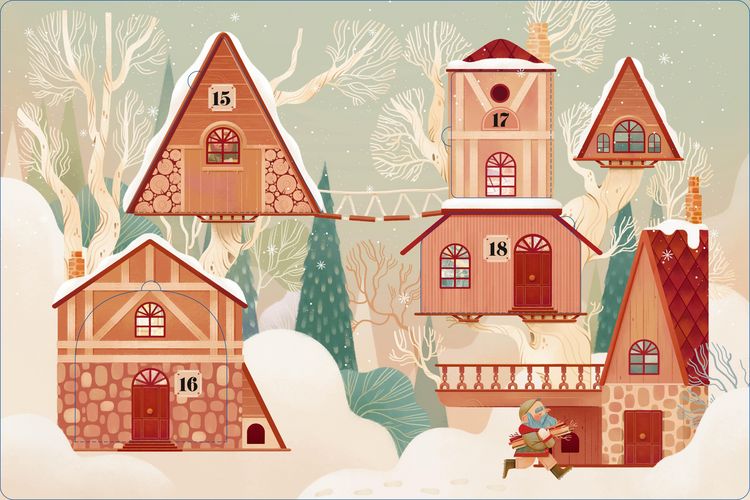 Produktbild: Bald ist Weihnachten! Das Adventskalenderbuch