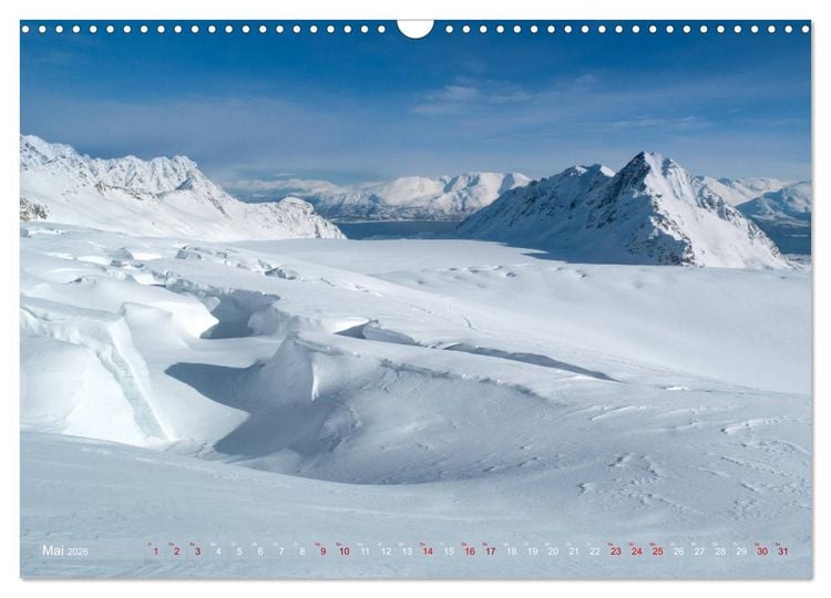Produktbild: Lyngener Alpen Nord-Norwegen (Wandkalender 2026 DIN A3 quer), CALVENDO Monatskalender