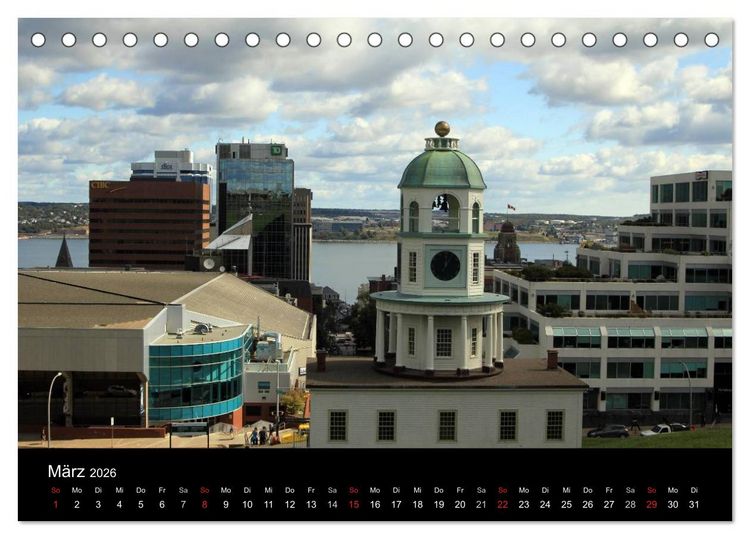Produktbild: Bilderreise Nova Scotia (Tischkalender 2026 DIN A5 quer), CALVENDO Monatskalender