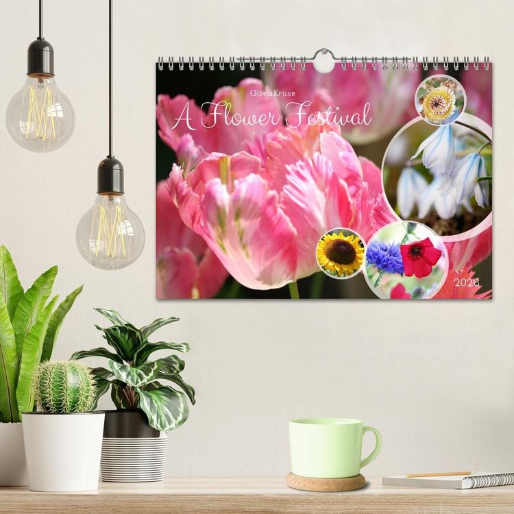 Produktbild: A Flower Festival (Wall Calendar 2026 DIN A4 landscape), CALVENDO 12 Month Wall Calendar