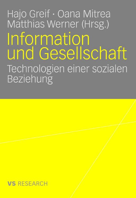 Produktbild: Information und Gesellschaft