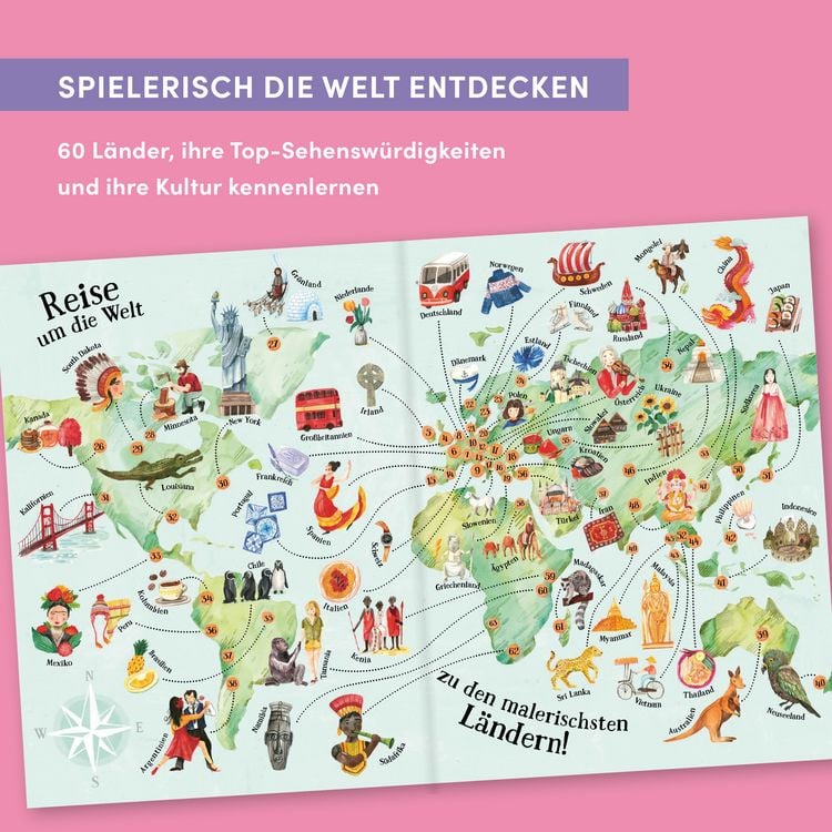 Produktbild: 60 faszinierende L&auml;nder