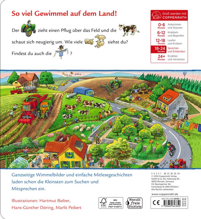Produktbild: Bilder s.-W&ouml;rter f.: Meine 1. Wimmelbilder - Auf dem Land