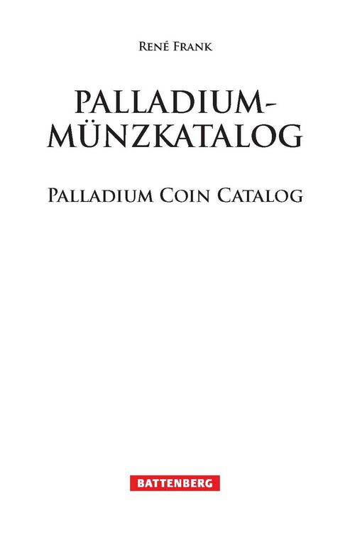 Produktbild: Palladium-M&uuml;nzkatalog