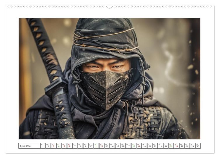 Produktbild: Mutige Krieger (hochwertiger Premium Wandkalender 2026 DIN A2 quer), Kunstdruck in Hochglanz