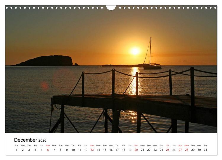 Produktbild: Beautiful Ibiza / UK-Version (Wall Calendar 2026 DIN A3 landscape), CALVENDO 12 Month Wall Calendar