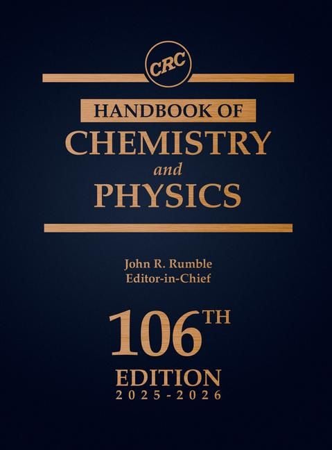 Produktbild: CRC Handbook of Chemistry and Physics