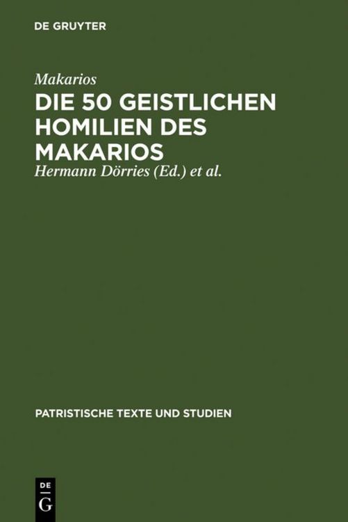 Produktbild: Die 50 geistlichen Homilien des Makarios