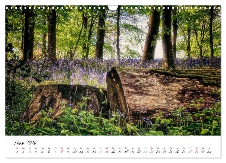 Produktbild: Romantisches Gro&szlig;britannien (Wandkalender 2026 DIN A3 quer), CALVENDO Monatskalender