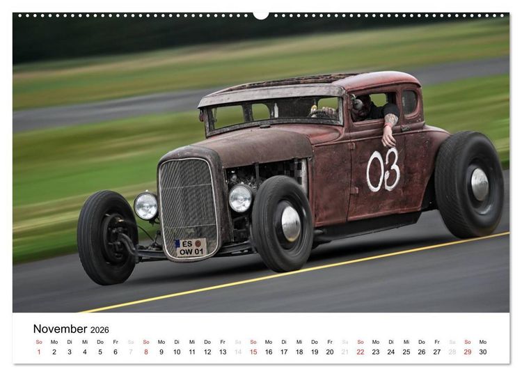 Produktbild: Custom Cars - M&auml;nnertr&auml;ume werden wahr (Wandkalender 2026 DIN A2 quer), CALVENDO Monatskalender