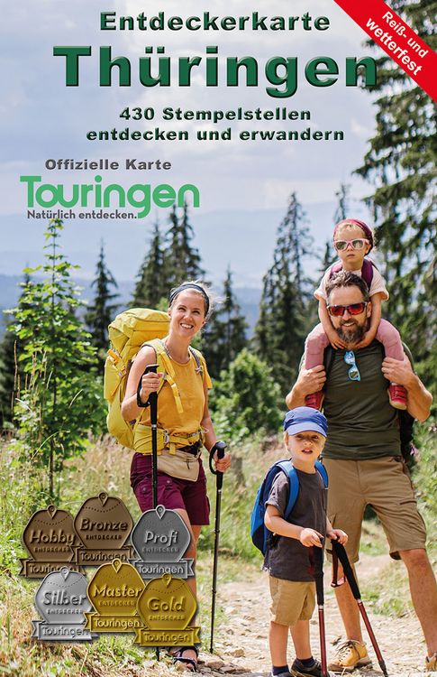 Produktbild: Entdeckerkarte Th&uuml;ringen