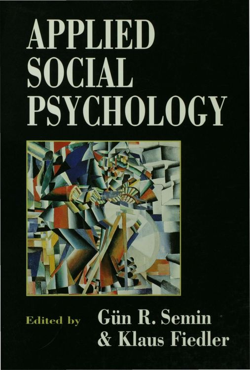 Produktbild: Applied Social Psychology