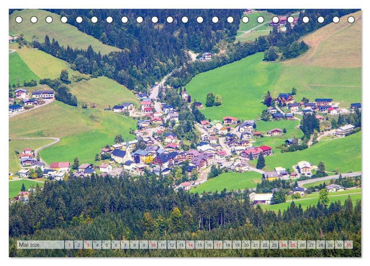 Produktbild: Ru&szlig;bach am Pass Gsch&uuml;tt (Tischkalender 2026 DIN A5 quer), CALVENDO Monatskalender