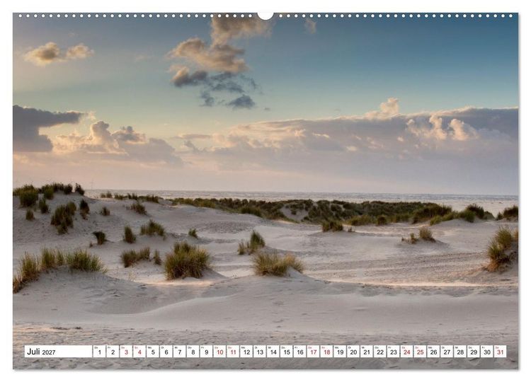Produktbild: Langeoog - Momente einer Reise (Wandkalender 2027 DIN A2 quer), CALVENDO Monatskalender