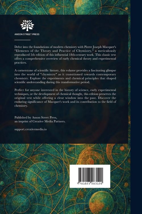 Produktbild: Elements of the Theory and Practice of Chymistry