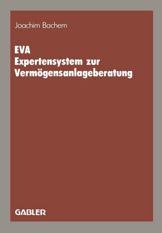Produktbild: EVA Expertensystem zur Verm&ouml;gensanlageberatung