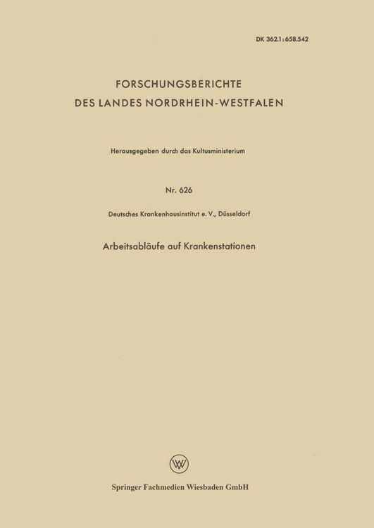 Produktbild: Arbeitsabl&auml;ufe auf Krankenstationen