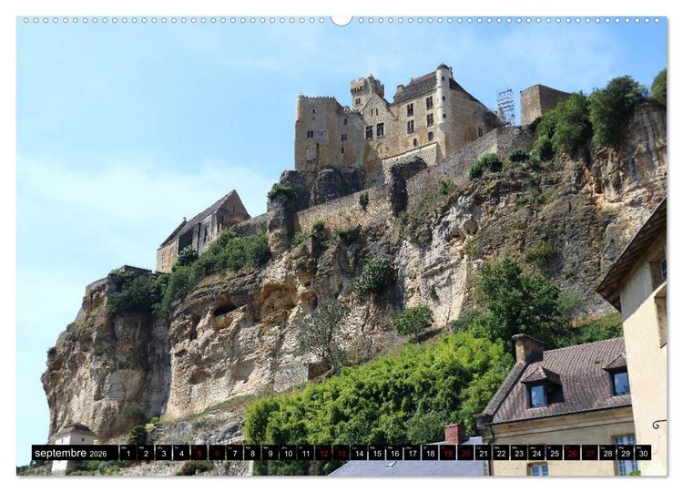 Produktbild: Un &eacute;t&eacute; dans le P&eacute;rigord (Calendrier mural 2026 DIN A2 vertical) calendrier de bureau