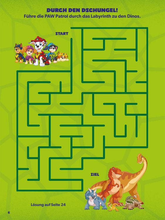 Produktbild: PAW Patrol Mitmachbuch: PAW Patrol - Der Dinofilm: Stickerbuch zum Film
