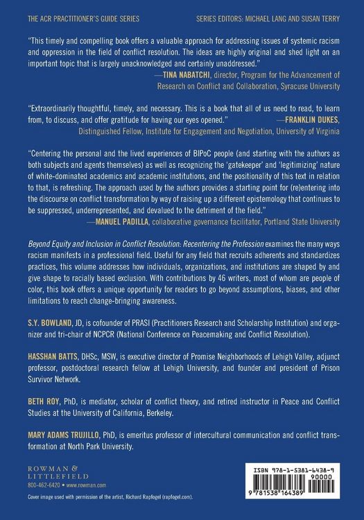 Produktbild: Beyond Equity and Inclusion in Conflict Resolution