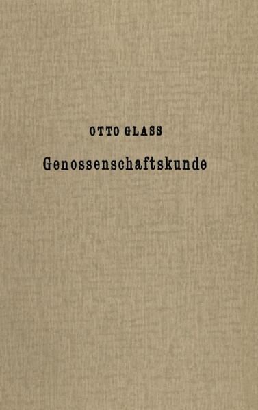 Produktbild: Genossenschaftskunde.