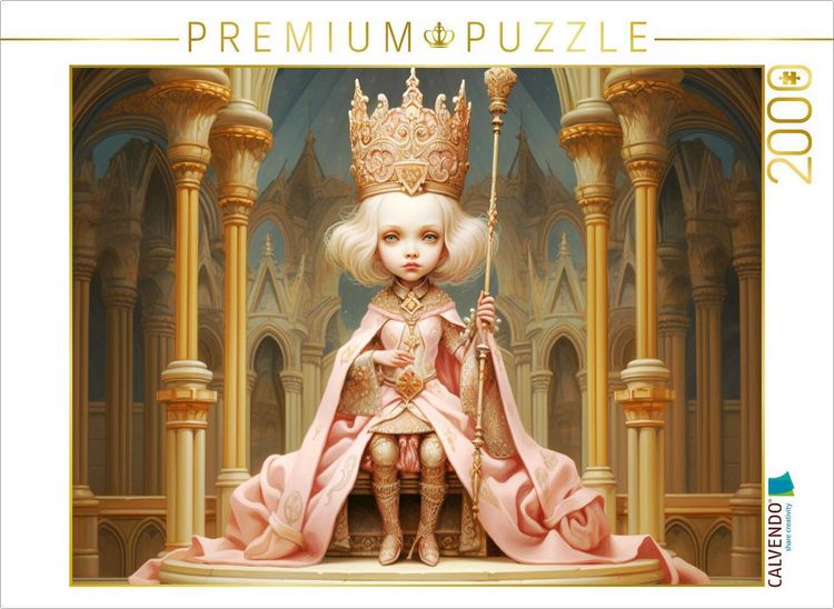 Produktbild: CALVENDO Puzzle K&ouml;nigin des Mittelalters. | 2000 Teile Lege-Gr&ouml;&szlig;e 90x67cm Foto-Puzzle f&uuml;r gl&uuml;ckliche Stunden