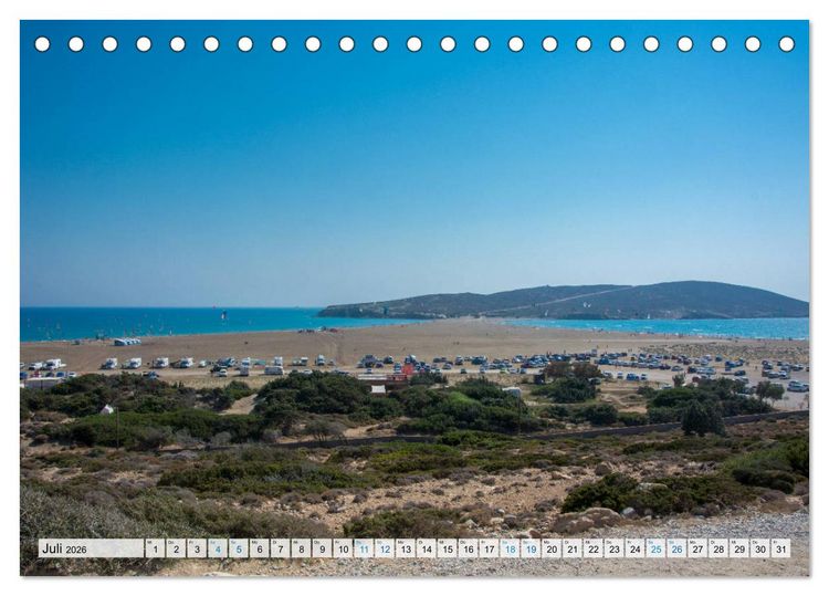 Produktbild: Rhodos - Traumhafter S&uuml;den (Tischkalender 2026 DIN A5 quer), CALVENDO Monatskalender