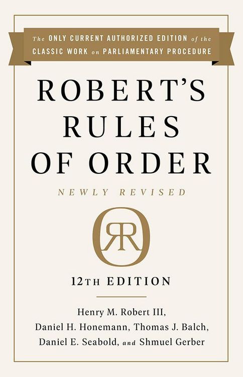 Produktbild: Robert's Rules of Order Newly Revised, 12th Edition