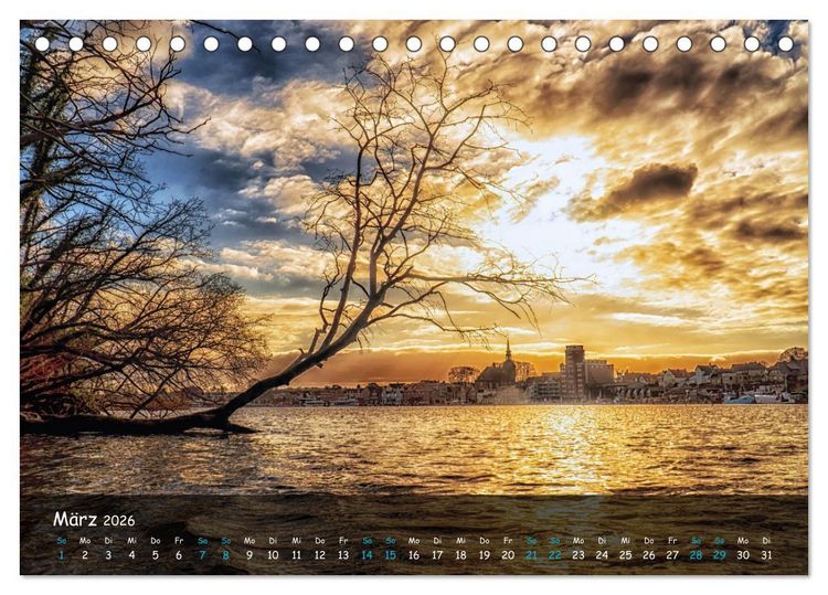 Produktbild: Maritimes Kappeln - Rund um den Hafen (Tischkalender 2026 DIN A5 quer), CALVENDO Monatskalender