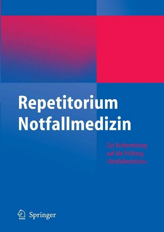 Produktbild: Repetitorium Notfallmedizin